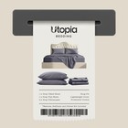4 Piece Queen Sheet Set  16  Deep Pocket Hotel Luxury Bed Sheets  Grey  Soft