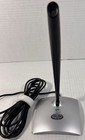 Logitech Usb Desktop Microphone Silver Black Pivots Noise Canceling For Pc mac