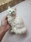 Antique Hubley  Cast Iron Persian Kitty Cat Vintage Door Stop Nice