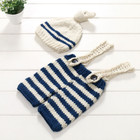 Newborn Baby Girl Boy Crochet Knit Costume Photo Photography Prop Hats Outfits