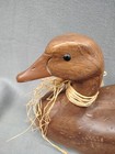 Large  22   Brown  wood Look - Resin Decoy Goose duck Painted Decoration 10  Tal