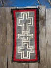 Navajo Rug Antique Native American Indian Blanket Ganado Hubbell Cross Weaving