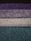 Pop Star Quilt Kit Featuring Jinny Beyer Fabrics 64 x64  Purple  Teal  Blue
