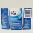 4 Pack Bausch   Lomb Renu Contact Lens Moisture Drops Rewet Lubricate 0 27 Fl Oz