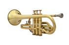 Bb Cornet Brass Finish  Free Hard Case mouthipiece fast Ship Amazing  Student 