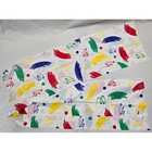 Vintage Kids Line 90s Retro Paint Brush Stroke Scribble Splash Window Valance