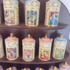 Lenox Walt Disney Spice Jars Set Porcelain 24 Pc Wood Shelf 1995