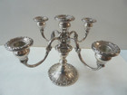 Pair Gorham Chantilly Duchess 5 Light Sterling Weighted Candelabra
