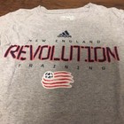 New England Revolution Mls Soccer Training Adidas Team Logo Shirt Sz Small