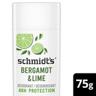 Schmidt s Natural Deodorant Stick Bergamot Lime Aluminum Free 2 Pack