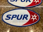 Spur Patch Gas Oil Satation 1960s Vintage 8 Inch Lot Of 3