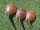 Macgregor Eye-o-matic 60 Persimmon Golf Clubs Woods Set Driver 3 4 W Dgs300