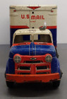 Marx Vintage Tinplate U s  Mail Truck With Trailer V-172