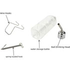 2 Pcs No Drip Pet Water Bottle Small Animal Dispenser Hanging Water Feeder New