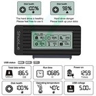 Usb 3 2 Sata To Type-c Adapter 2 5  Ssd Hdd Cable W lcd Display Converter