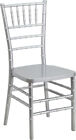  10 Pack  Silver Resin Chiavari Chair - Commercial Quality Wedding Banquet Chair