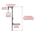 600lb Truck Hitch Game Hunting Deer Hoist W  Winch-360 Swivel 2  Hitch Receiver