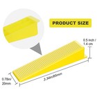 Dgsl 400pcs Reusable Tile Leveling System Wedges For 1 8   1 16   1 32  Spacers