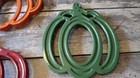 Vintage Mid Century Modern Colorful Metal Vegetable Trivet 8 