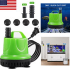 Aquarium Submersible Water Pump For Pond Hydroponics Fish Tank Fountain 1000gph