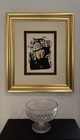 Joan Miro Lithograph Signed   Numb  In The Style Of  1893   1983  Matted   Framed