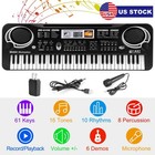 61 Keys Digital Music Electronic Keyboard Electric Piano Musical Instrument Kids