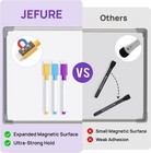100 Pcs Colorful Magnetic Dry Erase Markers With Eraser Cap  White Board Mini