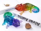Large Chameleon Resin Molds Silicone 3d Animal Epoxy Resin Molds Lifelike Deep L
