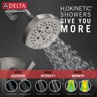 Delta Pierce Tub shower Trim W  Valve Brushed Nickel-certified Refurbished