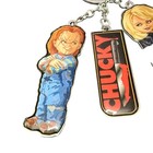 Chucky Keychain With Tiffany Bride Of Chucky Horror Dolls Evil New 