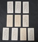  10  1887-1890 Kinney Tobacco Sweet Caporal Military naval Cigarette Card Lot