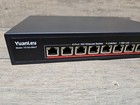 Yuanley 8 Port 10g Poe Switch Unmanaged  Rj45 Ports  160gbps Switching Capacity