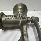Universal Meat Chopper Grinder No 323 Vintage Hand Crank Heavy  j4 
