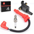 Ignition Coil W  Wire Cap   Spark Plug For Polaris Sportsman 570 2015 2016- 2025