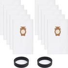Compatible 10 Kirby Vacuum Bags   2 Durable Belts For Optimal Performance