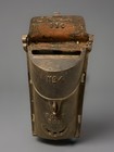 Antique 1920   s Griswold  356 Cast Iron Mailbox Wall Mount Postal Post Box
