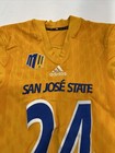 Game Worn Used Adidas San Jose State Spartans Sjsu Football Jersey 1 Large  24