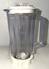 Vtg Waring Blender Ribbed 4-leaf Clover Jar Pitcher  40oz   5 Cups Blade 1 Liter