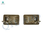 2 Front Left-right Inside Interior Beige Door Handle For 1995-2000 Toyota Tacoma