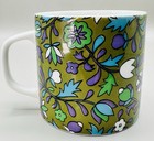 1966 Holt Howard Vintage Ceramic Mid Century Retro Floral Mug 