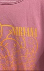 Nirvana 2023 Pink Smiley Face Graphic Crewneck Sweatshirt Sz 4