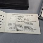 Unisonic 790rm Vintage Electronic Calculator W  Original Ac Power Manual Case