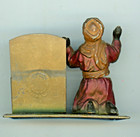 Antique Orientalist Cold Painted Austrian Vienna Coronet Bronze Statue Prayer Nr