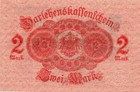 Xxx-rare Genuine German 2 Mark Banknote Darlehnskassenschein 1914 Unc    