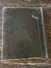 Antique Copper   Brass Art Deco Book Cover Metal   Leather 11 1 4    X 9    Two Tone