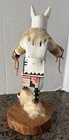Navajo White Wolf Kachina Doll Signed Largo Native American Spirit Carving