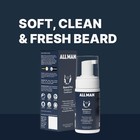All Man Beard Pro Shampoo   Conditioner  Remove Dirt Oil   Product Buildup 100m