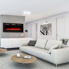 1500-watt 50  Recessed Electric Fireplace In-wall Wall Mounted Electric Heater