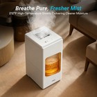 6l Warm Mist Humidifier For Bedroom  Easy Clean And Sleep Mode  Auto-off Setting