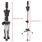 1pc Hairdressing Training Head Mannequin Practical Stand For Hair Stylists Use
